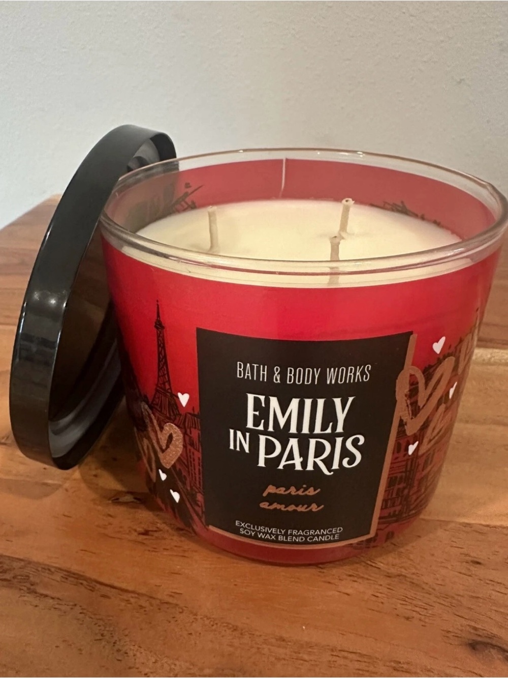 Bath & Body Works: 14.5 Oz 3-Wick Candle: Netflix Emily In Paris Paris Amour